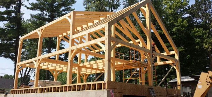 What's the difference between Log Homes and Timber Frame Homes ...